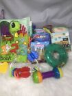 Soft Cloth Baby Books Developmental Toys Crinkle Squeaks Rattles Lot of 10  7-72