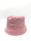 Prada Pink Nylon Bucket Hat Sz S