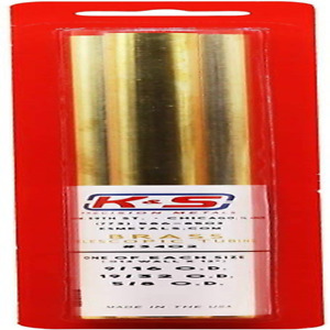 K&S 3402 Round Brass Telescopic Tubing Assortment Large 3 Pieces Made in The
