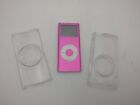 Apple iPod Nano 2nd Generation Pink (4 GB) Reset With Case Tested - Bundle Lot