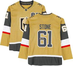 Mark Stone Golden Knights Signed Gold Breakaway Jersey w/2023 Stanley Cup Patch