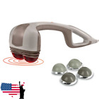 Percussion Action Massager with Heat and Dual Pivoting Heads Fast shipping A