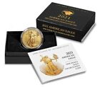 American Eagle 2021 W One Ounce Gold Uncirculated Coin 21EHN IN HAND