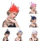 Fascinator Wedding Flower Hair Clip Feathers Small Mini Top Hat Royal Ascot Race