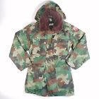 Genuine Serbian army M93 Winter Jacket Complete with Hood Linner Coat of Arms s8