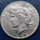 1928 P Peace Dollar $1 High Grade BU engraved 