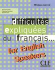 New ListingDIFFICULTES EXPLIQUEES DU FRANCAIS...FOR ENGLISH SPEAKERS By Vercollier