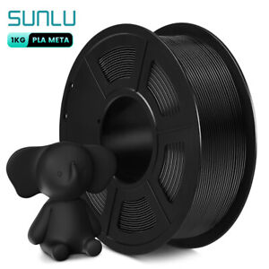 SUNLU PLA Meta Black 1.75MM High Liquidity Filament 1KG Fit of FDM 3D Printer