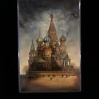 New ListingAntique Russian Lacquerware Hand Painted Artwork Wooden Trinket Box