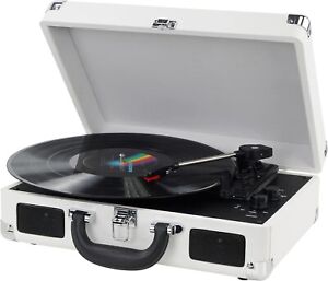 Vinyl Record Player Wireless Turntable Bluetooth 3-Speed Portable Vintage