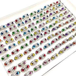 Wholesale 50pcs Mixed lot of Owl Ring Cute Animal Design 2022 Cool Jewelry