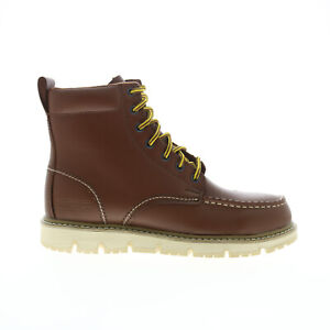 Dewalt Rockingham Soft Toe Slip Resistant Mens Brown Leather Work Boots