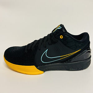Nike Kobe IV 4 Protro Snake Black Yellow NEW Men's Size 7.5 Women’s 9 AV6339 002