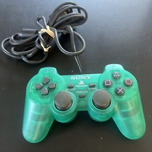 Sony PlayStation 2 PS2 Emerald Green Dualshock 2 Controller Excellent