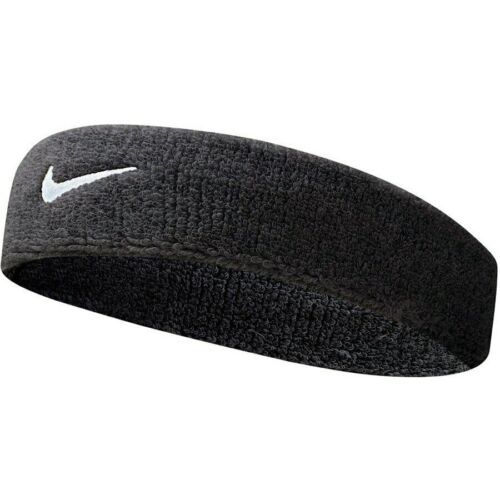 Nike Sweatband Headband Hairband Black White Blue Grey Unisex Swoosh Band