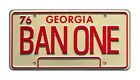 Smokey and the Bandit | 1977 Trans Am | BAN ONE | STAMPED Prop License Plate