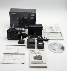 Canon PowerShot G10 14.7MP Digital Camera 5x Zoom Black Bundle TESTED (E8)