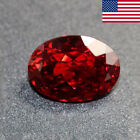 13.89ct Pigeon Blood Red Ruby Unheated 12X16mm Diamond Oval Cut VVVS Loose  Gems