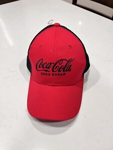 Coca-Cola Zero Sugar Snapback Trucker Hat -  Mesh Promo Ad Coke Cap
