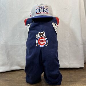 Chicago Cubs crybaby doll hat cap Liberty overalls jersey decor