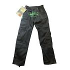 Corteiz CRTZRTW Guerillaz Combat Cargo Pants Black Green Logo NWT Size Med 32