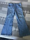Vintage Levi Jeans Adult 34 X 33 Blue Denim 663 Flare 70s Faded Orange Tab Mens