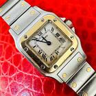Vintage Cartier Santos Two tone 18K Gold & Stainless Steel