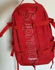 FW18 Supreme backpack Water And Abrasion Resistant Reflective Red Bag