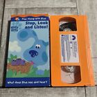 Blues Clues - Stop, Look and Listen VHS Tape Show 2000