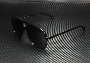 GUCCI GG0545S 001 Square Black Shiny Black Grey 58 mm Men's Sunglasses