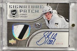 05-06 Sidney Crosby Signature Patch Auto /75 Rookie