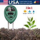 3 in 1 Digital PH Tester Sunlight Soil Moisture Meter Detector Plant Garden US