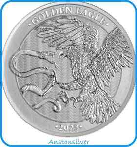 2023 Germania Malta Golden Eagle - 1 oz .9999 Silver