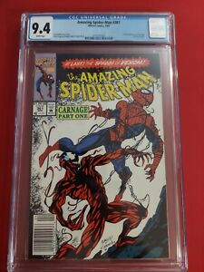 The Amazing Spider-Man #361 Newsstand Edition CGC 9.4 WHITE PAGES