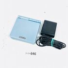 GAMEBOY ADVANCE SP GBA Pearl Blue Nintendo w/ Charger AGS-001 JAPAN 04-646