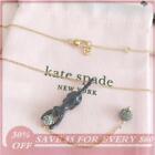 Kate Spade New York Blace House Cat Y Pendant Fashion Necklace W/Pouch