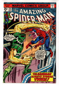 The Amazing Spiderman #154, The Sandman.... March 1976 HIGHER GRADE