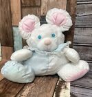Fisher Price Baby Puffalumps Rattle Mouse Plush 1989 Preloved Vintage Puffalump