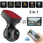 WiFi 170° Dash Cam Recorder Car Camera HD 1080P Car DVR Vehicle Video G-Sensor