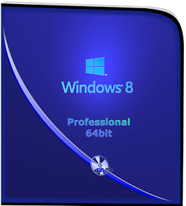 Microsoft Window 8 Pro 64bit Operation System DVD & Remove Activation CD