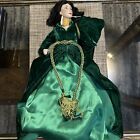 Franklin Heirloom Gone With The Wind Scarlett O'Hara Green Drapery Dress Doll 22