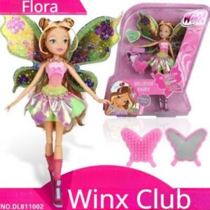 Winx Club Series Doll Cartoon Figure Believix Fairy Flora Doll Collection Gift