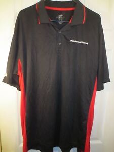 Porsche Care Network Volunteer Short Sleeve Ultra Club Black Polo Shirt Size XL