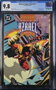 Batman: Sword of Azrael #1  CGC 9.8 1st appearance of Azrael Jean-Paul Valley