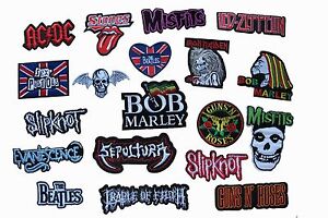 PUNK ROCK BAND MUSIC,SONG NAME LOGO EMBROIDERY APPLIQUE PATCH