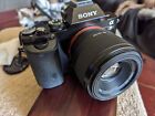 Sony a7r camera with Sony 50mm f1.8 lens