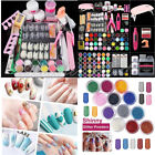 12/42 Nail Tools Acrylic Powder Nail Kit With Colorful Glitter Powders Manicure