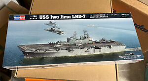 Hobby Boss 83408 1:700 USS Iwo Jima LHD-7 Ship Plastic Model Kit