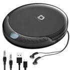 Deluxe Products Portable CD Player with 60 Second Anti Skip Stereo Earbuds Cable