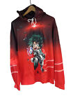 Anime My Hero Academia Midoriya Izuku Cosplay Hoodie Sweatshirt Pullover Sz XL